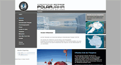 Desktop Screenshot of polarjahr.de